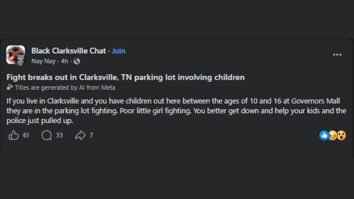 Governor's Square Mall fight Clarksville