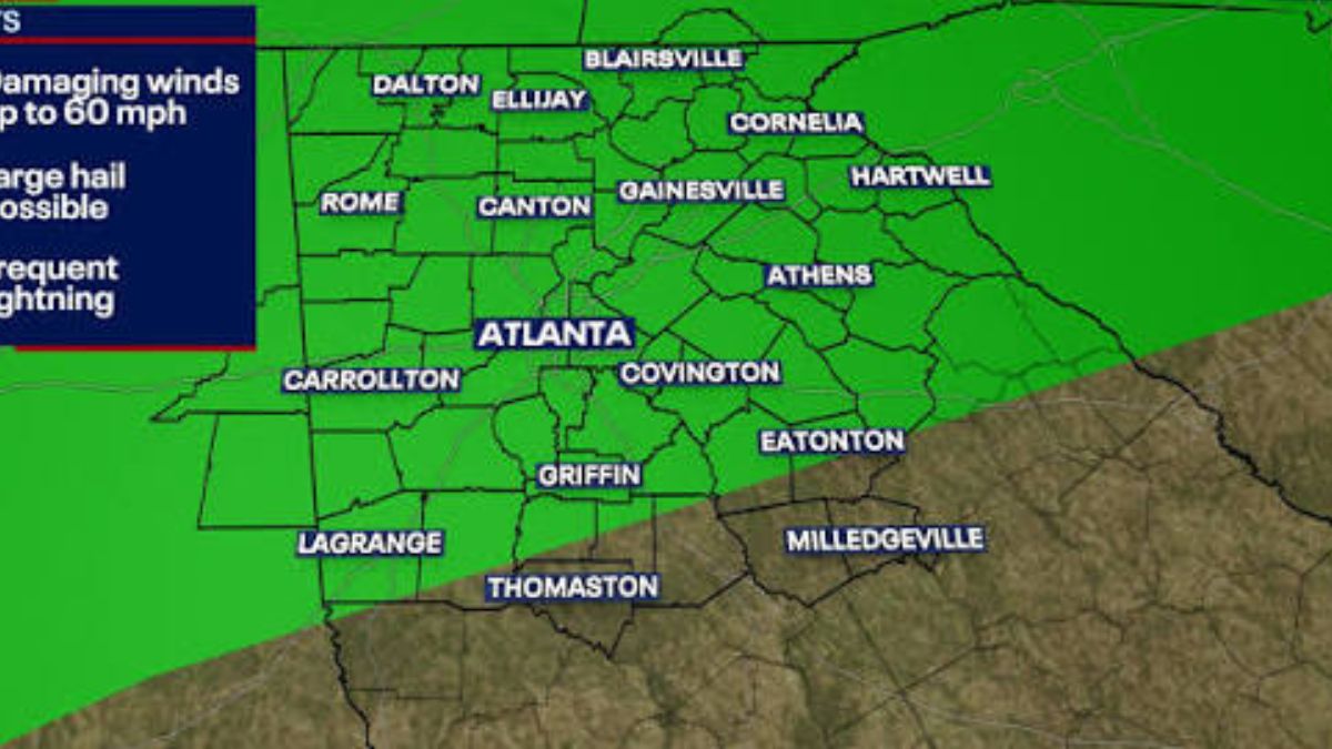 georgia damaging wind gusts
